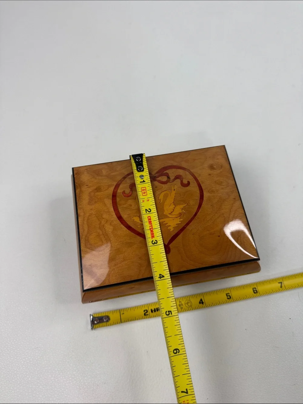 The music box Wood Jewelry music Pink Lining Made Italy Wind Beneath my Wings